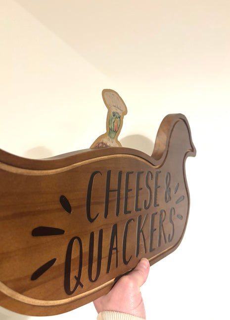 Wooden cheese board