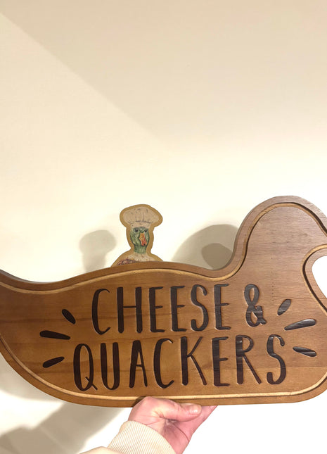 Wooden cheese board