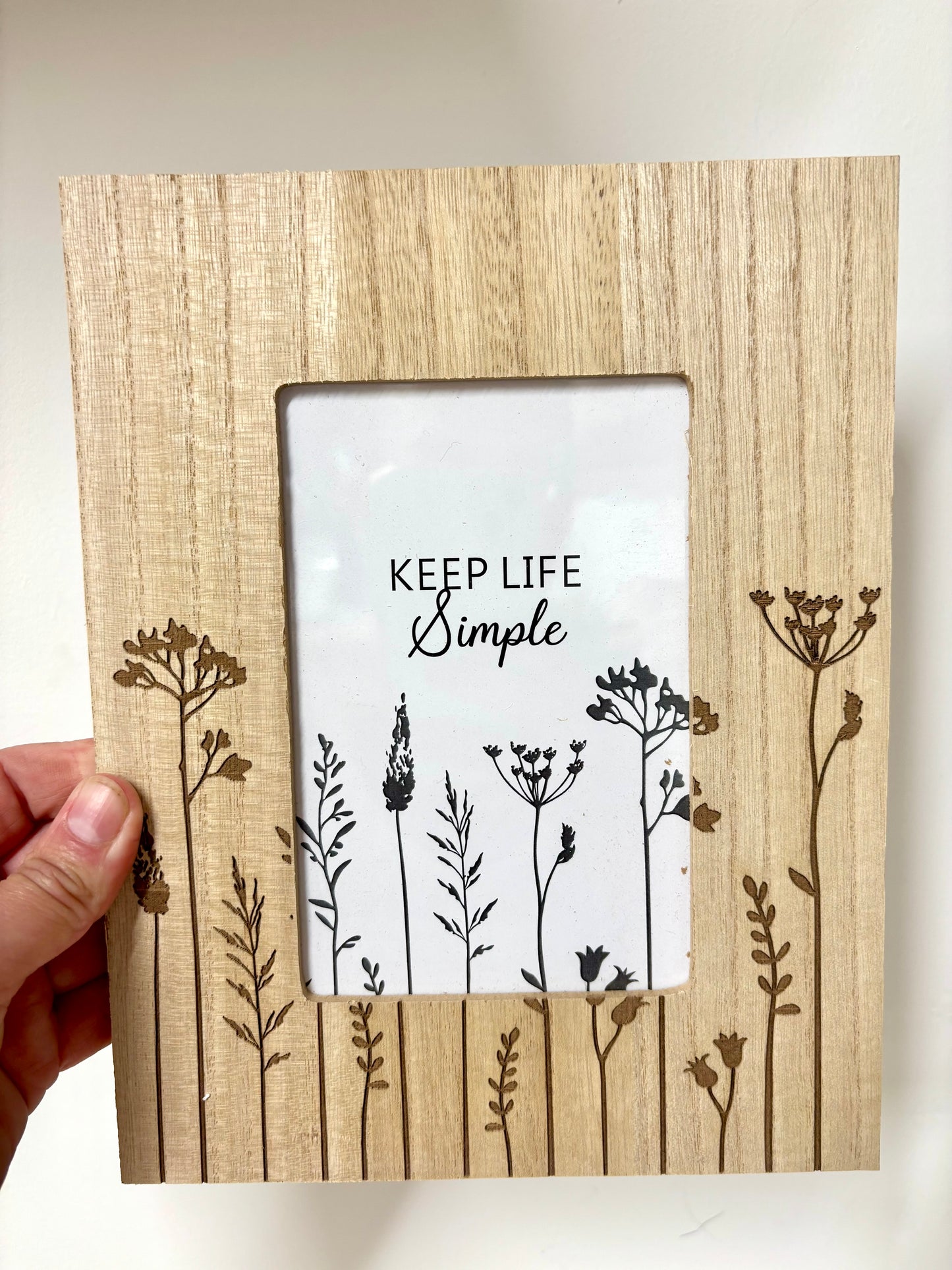 Wooden photo frame