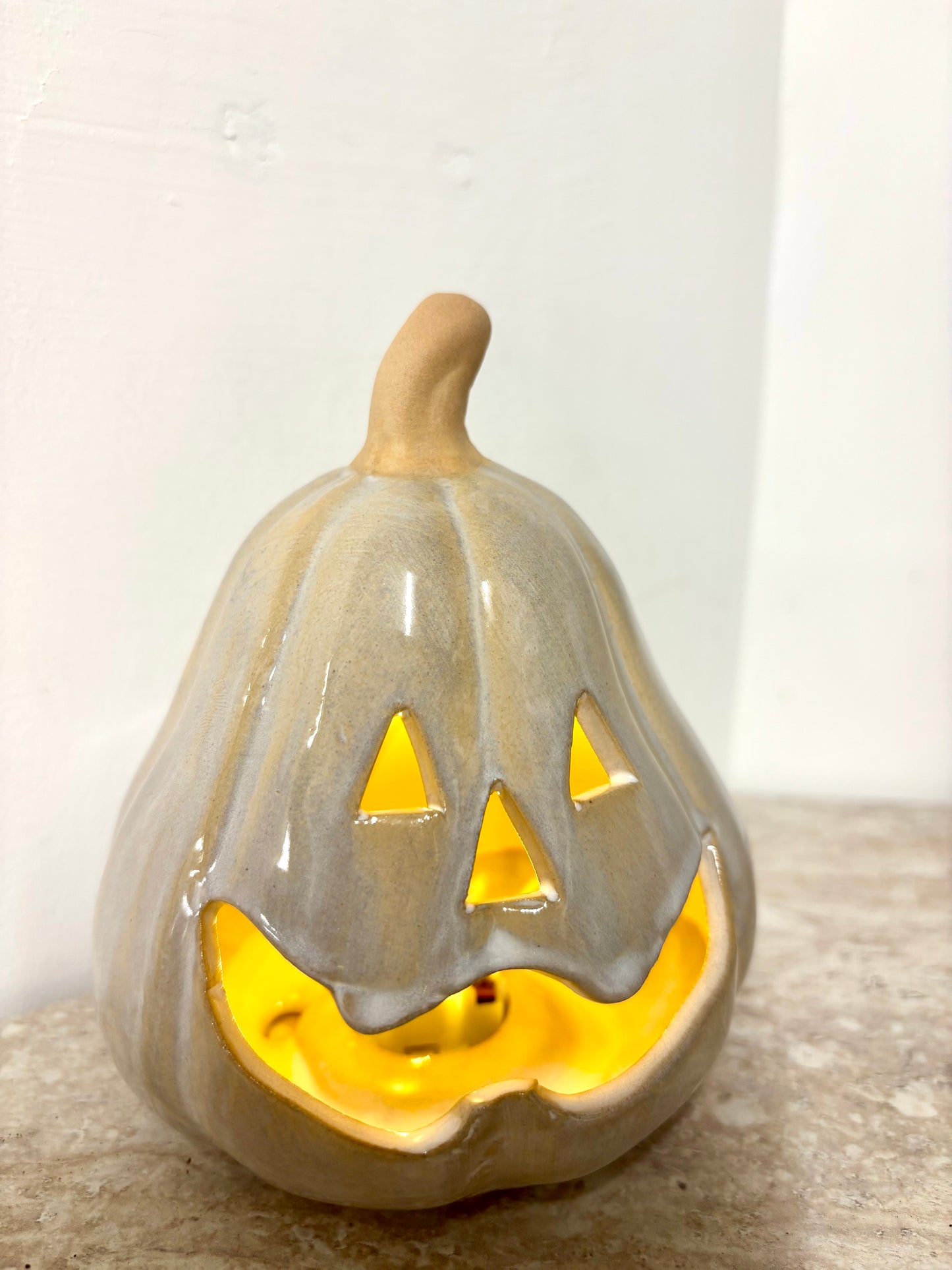 Cream Pumpkin LED