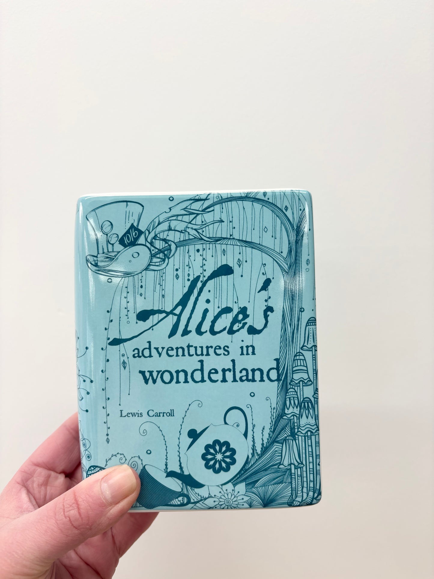 Alice in Wonderland Book Vase