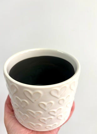 Heart plant pot