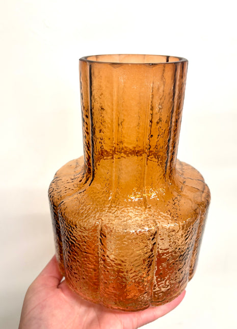 Glass transparent vase