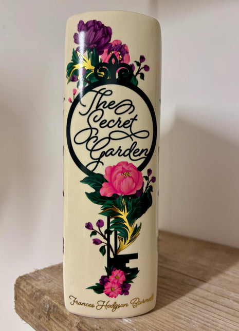 The Secret Garden book vase/planter