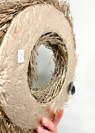 Glitter gold wreath