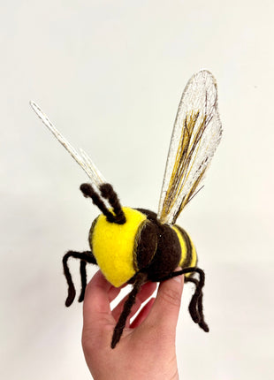 Bee felted finish