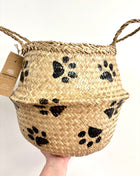 Paw print basket