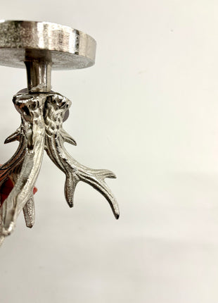 Aluminium candle holder