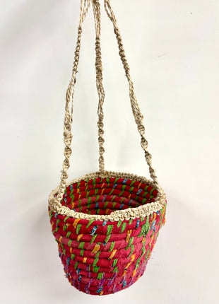 Hanging baskets - recycled
