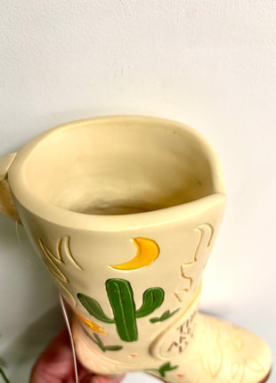 Boot vase - boots are made for dancing