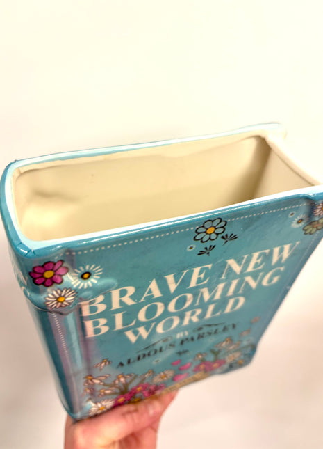 Blooming World book vase