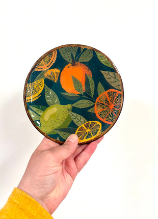 Citrus plate dark