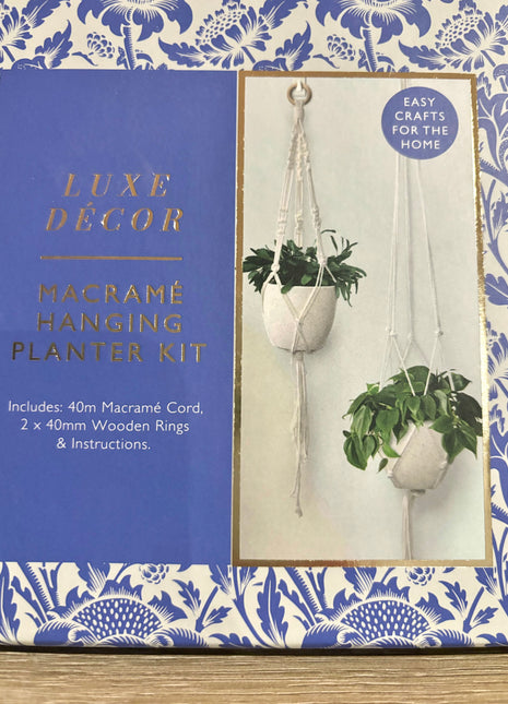 Macrame planter kit