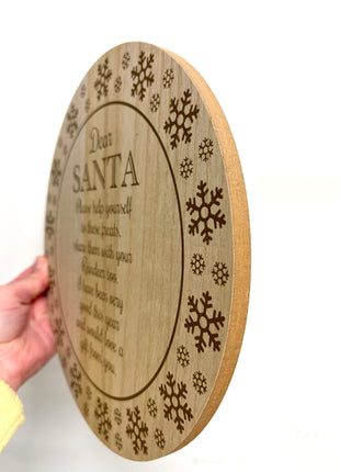 Santa treat plate
