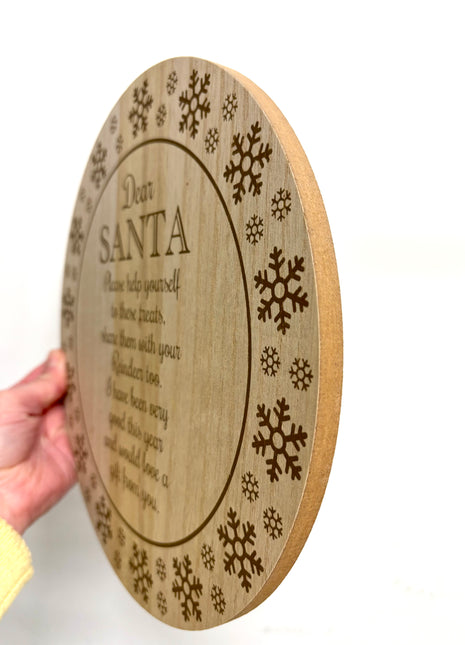 Santa treat plate