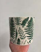 Green leaf pot large