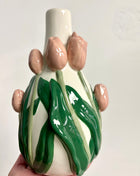 Tulip dusky pink vase