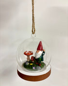 Gnome glass decoration