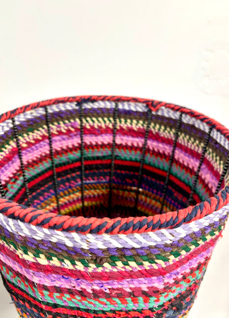 Large Basket -pinky colours