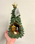 Light up Nativity tree