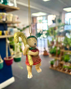 Mouse with candy cane hanger
