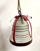 Metal bell with rope