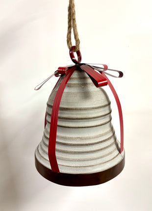 Metal bell with rope