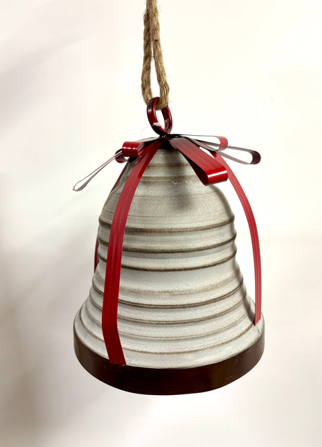 Metal bell with rope