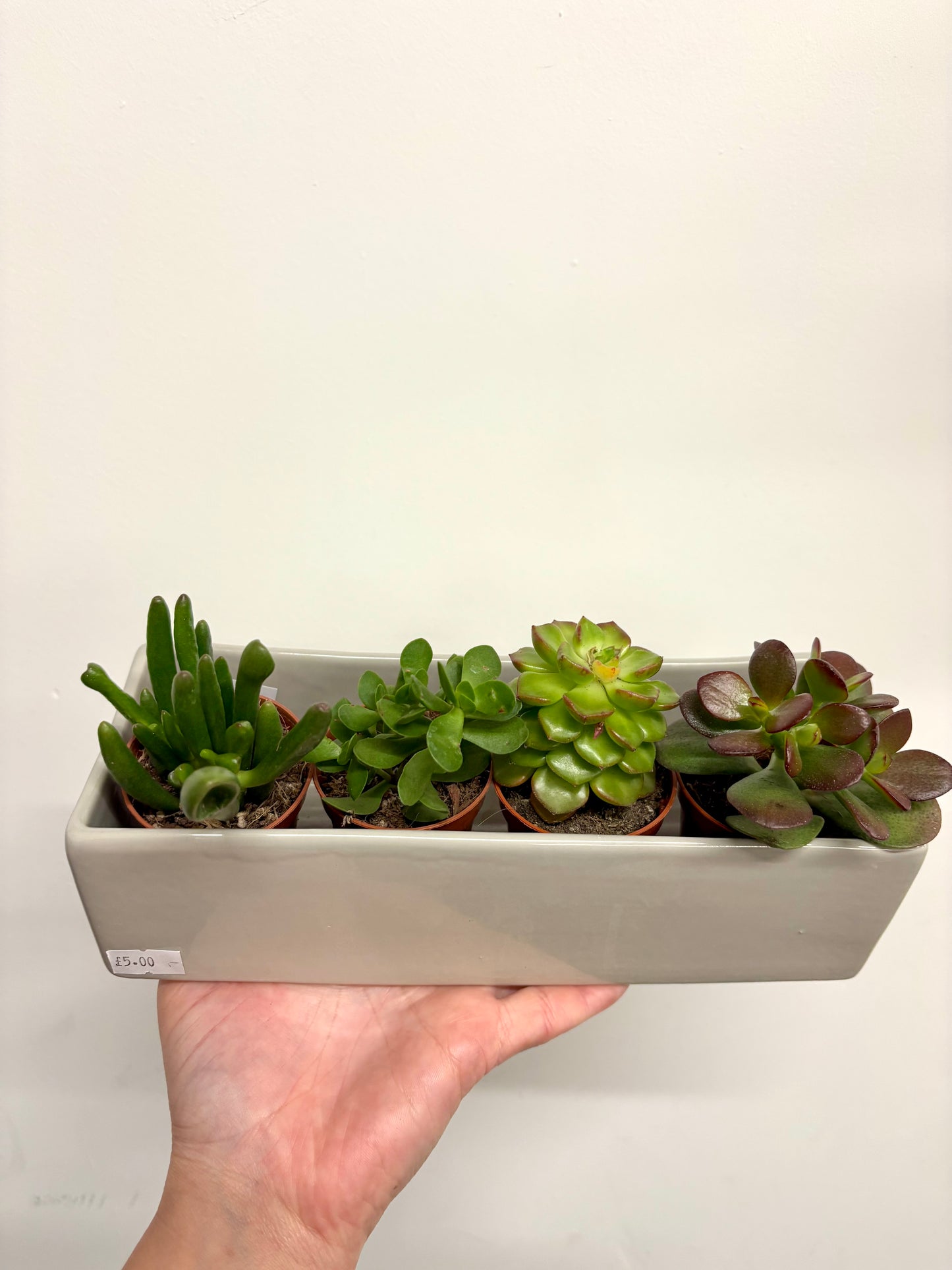 Grey long pot