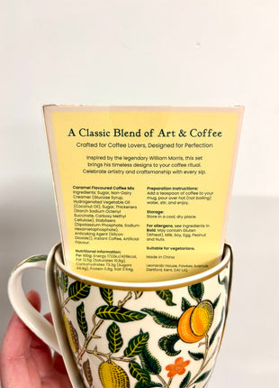 William Morris mug and coffee set