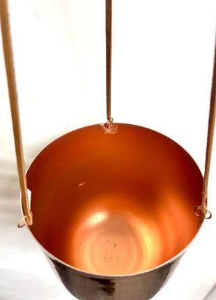 Copper hanging pot