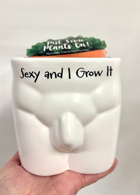 The wetter the better plant pot