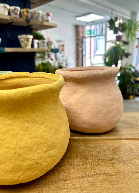 Rustic pot pink