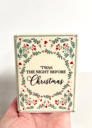 ‘Twas the night before Christmas vase