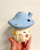 Mushroom house blue