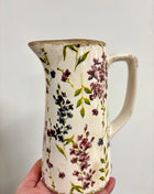 Floral jug vase