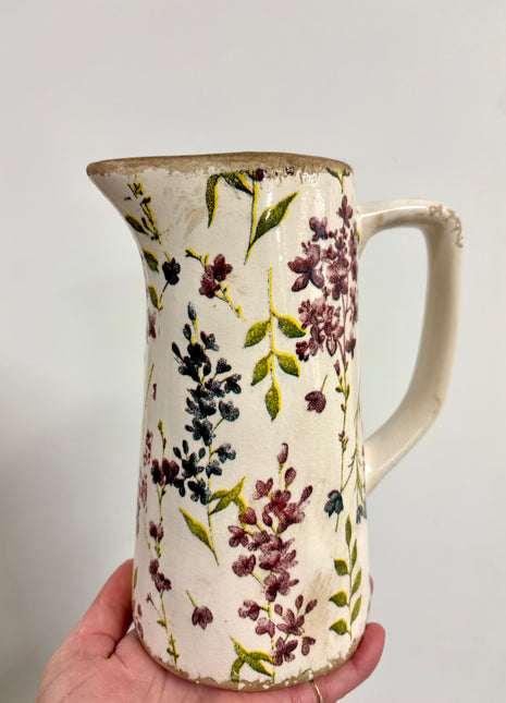 Floral jug vase