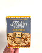 Passive aggressive emails book vase/pen pot