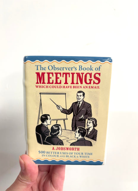 Meetings book vase / pen pot