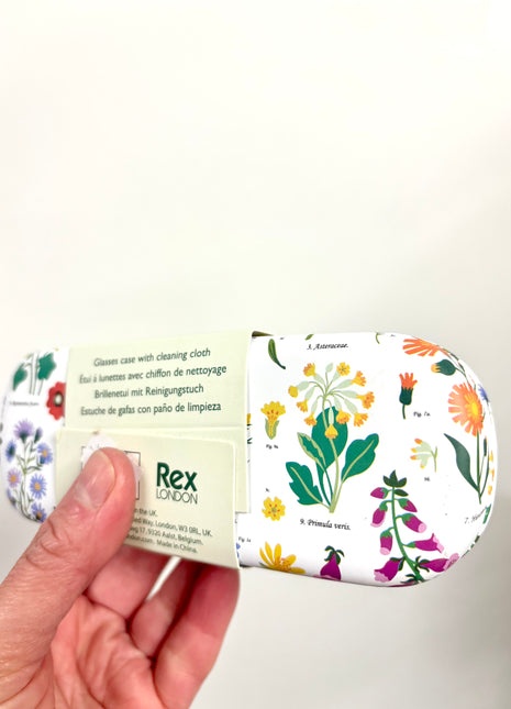 Glasses case Wildflower design