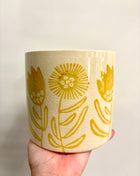 Sunflower plant pot