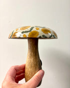 Sunflower wooden mushroom