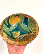 Citrus serving bowl dark
