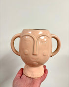Pink head pot
