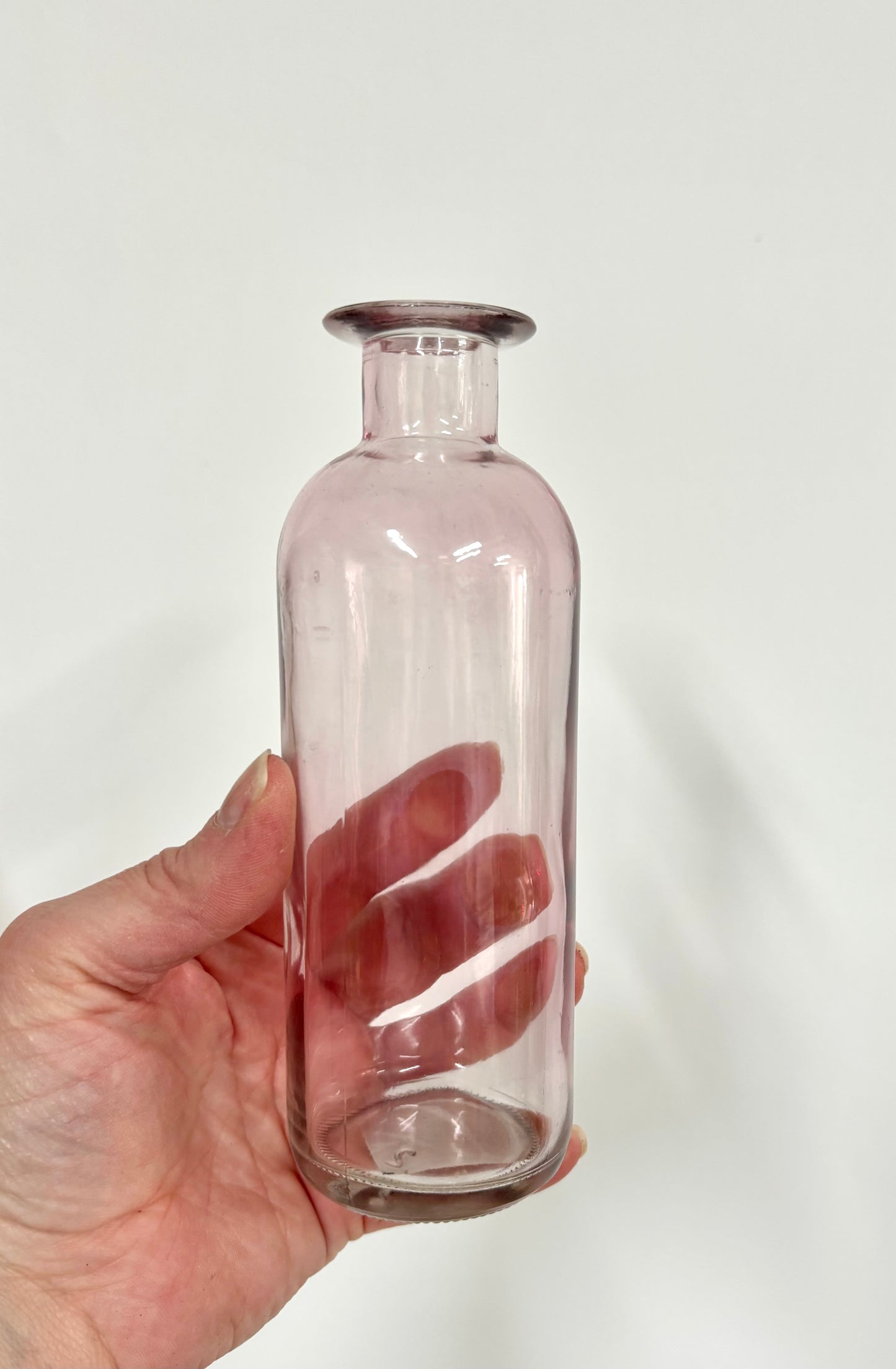 Pink stem vase