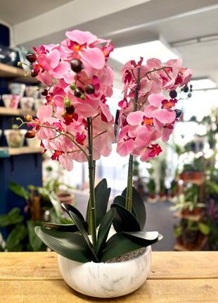 Faux Pink Orchid