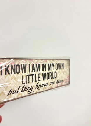 Metal magnet sign