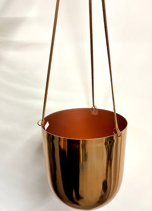 Copper hanging pot