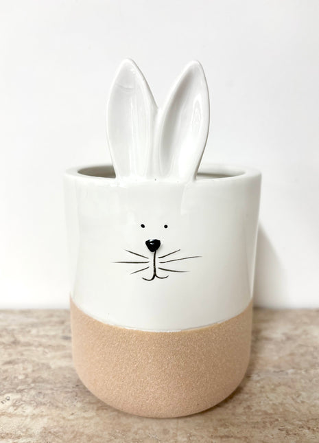 Ceramic rabbit pot