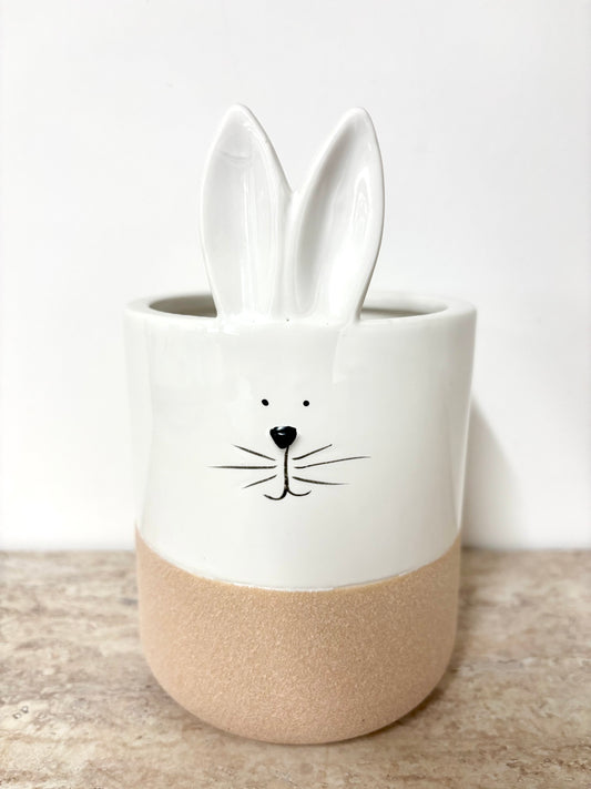 Ceramic rabbit pot